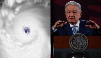 AMLO pide tranquilidad por llegada del huracán Beryl y adelanta ‘mucho sensacionalismo’
