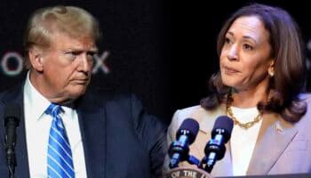Harris critica a Trump por insinuar que pondrá fin a las elecciones si regresa al poder