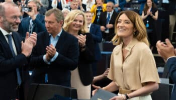 Roberta Metsola es reelegida como su presidenta del Parlamento Europeo | Video