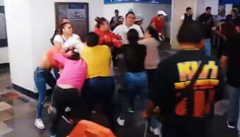 Reportan pelea campal en Metro Hidalgo
