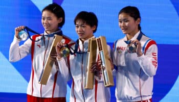 París 2024: Hacen chinas el 1-2 en plataforma 10 metros femenil | Video