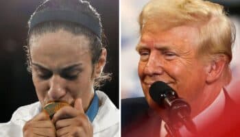 Trump ataca a Imane Khelif; acusa a Kamala de querer 'hombres' en deportes femeninos