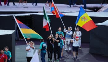 París 2024: Y así aparecieron los atletas mexicanos en la ceremonia de clausura | Fotogalería