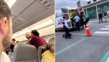 Video | Pasajero sin pulso ni respiración es resucitado por médico del IMSS en vuelo a Torreón