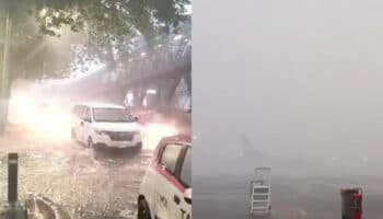 Fuerte lluvia azota CDMX: Alerta roja, mueven vuelos, inundaciones...