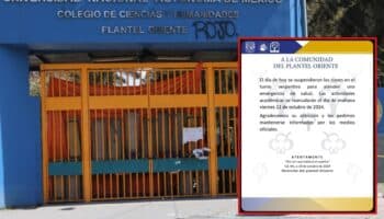 ¿Por qué suspendieron clases en el CCH Oriente? Esto informa la UNAM