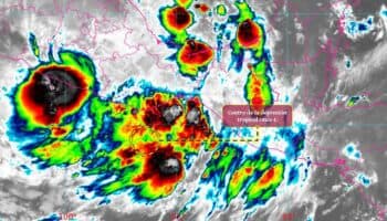 ¿Dónde se encuentra actualmente la Depresión Tropical Once-E?