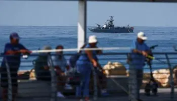 Un barco alemán de la ONU derriba un dron frente a la costa del Líbano