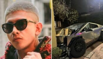 ¿Quién es El Jhay Pa, el cantante que chocó su Cybertruck en la CDMX?