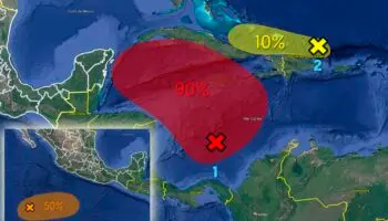 Conagua vigila tres zonas con potencial ciclónico para las próximas horas y días