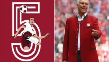 Retira Bayern Munich el número 5 en honor al legendario Franz Beckenbauer | Video