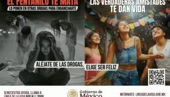 'Aléjate de las drogas, el fentanilo te mata': Lanzan campaña para evitar 'crisis'