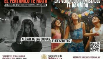 'Aléjate de las drogas, el fentanilo te mata': Lanzan campaña para evitar 'crisis'