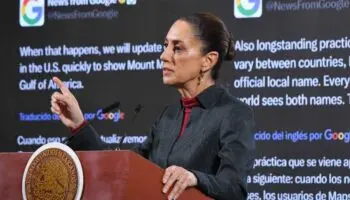 Golfo de América | Sheinbaum amenaza con demandar a Google