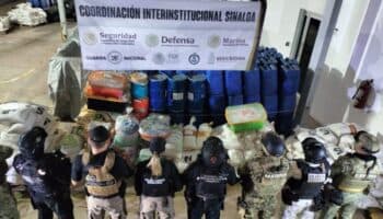 Sinaloa | Realizan el decomiso de metanfetamina más grande en el gobierno de Sheinbaum