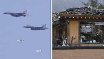 Aviones surcoreanos bombardean accidentalmente una ciudad; al menos 15 heridos