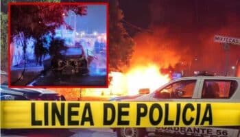 Edomex | Asesinan a dos hombres y le prenden fuego a vehículo de lujo