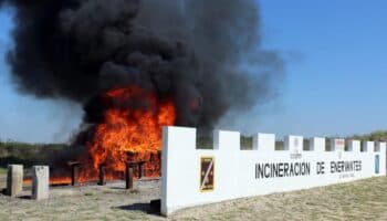FGR incineró cerca de dos toneladas de metanfetamina y marihuana