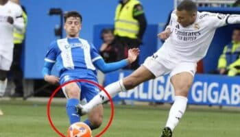 Un partido de sanción a Mbappé tras hachazo a un rival