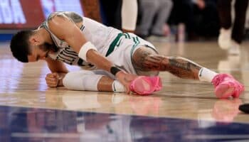 NBA: Jayson Tatum se rompe el tendón de Aquiles | Video