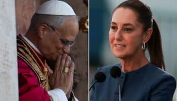 Sheinbaum felicita a 'su santidad León XIV'