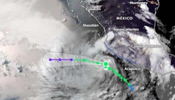 Avanza con fuerza tormenta tropical Dalila por el Pacífico mexicano