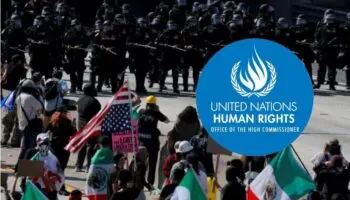 Jefe de D. Humanos de la ONU defiende derecho a manifestarse pacíficamente en Los Ángeles