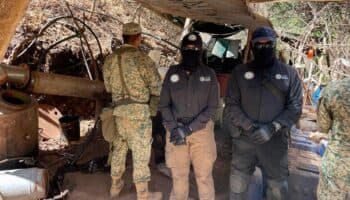 Desmantelan narcolaboratorio con pista clandestina; golpe de 966 millones de pesos al narco: Harfuch