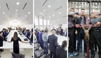 Alessandra Rojo se reúne con grupo de ultraderecha; rezan en oficina de gobierno