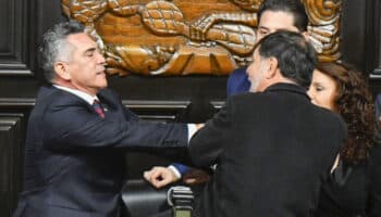 Agresión en el Congreso: 'Alito' Moreno se va sobre Fernández Noroña | Video