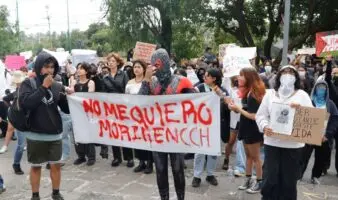 ‘No me quiero morir en CCH’: protestan por ataque estudiantil en plantel UNAM