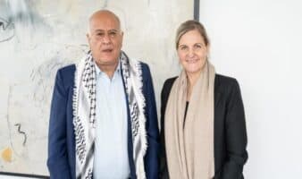 Kirsty Coventry se reúne con Jibril Rajoub en la sede del COI