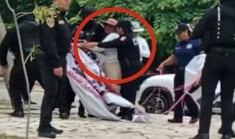 Policías amenazan y agreden a madres buscadoras durante manifestación en Chiapas