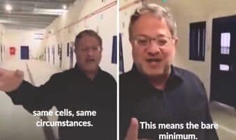 'Son tratados igual que terroristas': ministro israelí muestra prisión donde encerraron a activistas de la Global Sumund Flotilla