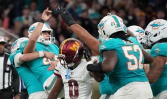 NFL: Dolphins doblegan in extremis a Commanders en Madrid | Video