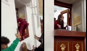 Diputada que saltó a balcón durante trifulca en Congreso de CDMX denuncia persecución