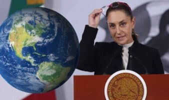 ¿Casi tres vueltas a la Tierra? Esta es la distancia que viajó Sheinbaum en 2025