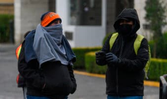 SMN alerta sobre tres días de lluvias, frío y vientos fuertes por el frente frío 33