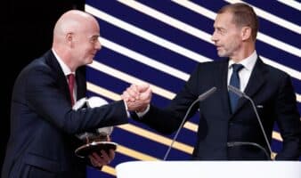 Denuncian ante Corte Penal Internacional a presidentes de la FIFA y la UEFA por 'legitimar la ocupación de Palestina'