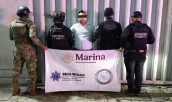Detienen Marina y FGR a 'El Marce', líder de la ULIDEPS, grupo social fachada dedicado a la extorsión