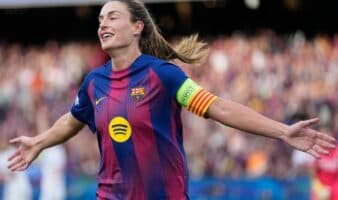 Alexia Putellas alcanza los 500 partidos con el Barça y lo celebra con gol ante el Real Madrid en Champions