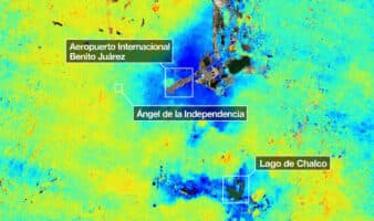 Misión NASA-ISRO revela hundimientos de hasta 2 cm al mes en CDMX