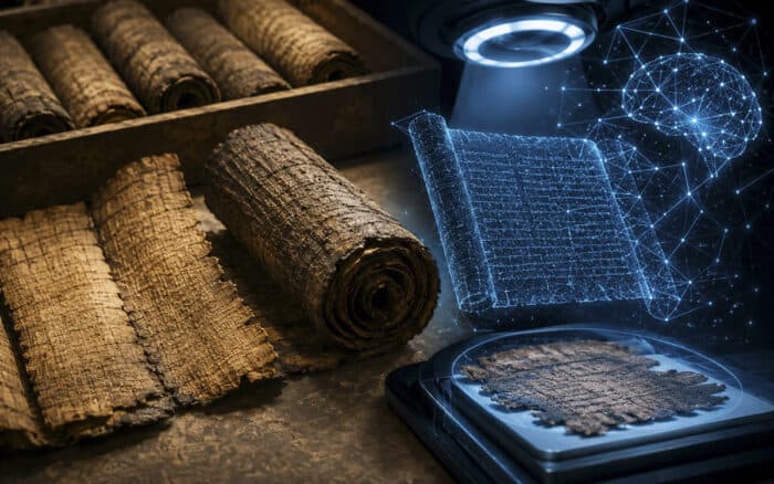 La IA devuelve la voz a los manuscritos sepultados por el volcán Vesubio