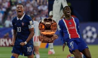 Mbappé niega tensiones con Dembélé por el Balón de Oro