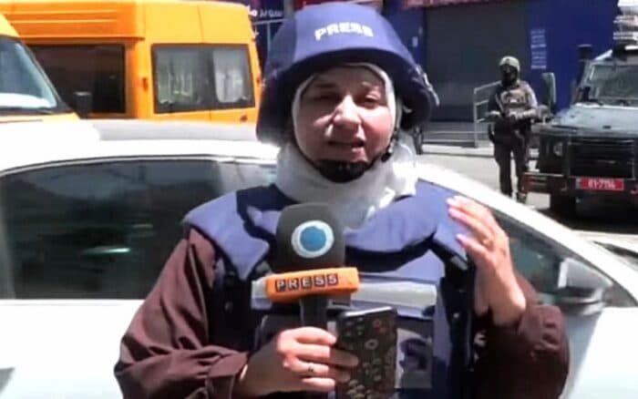 Periodista palestina es detenida en un control israelí en Belén