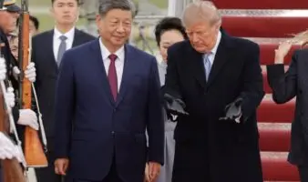 Trump le da la bienvenida a Xi Jinping en su primera visita de Estado en más de 10 años