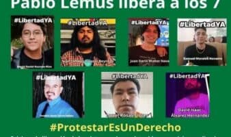 Siete manifestantes por el agua fueron trasladados a Puente Grande
